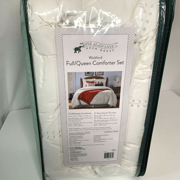 Bed Bath & Beyond Bedding Farmhouse One Kings Lane White Eyelet